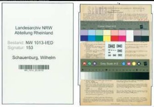 Entnazifizierung Wilhelm Schauenburg , geb. 24.06.1920 ()