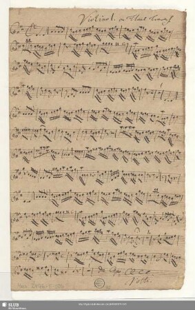 Violino 1. ou Flaut Travers.