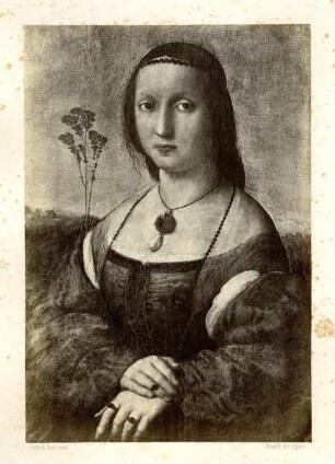 Raffael, Porträt Maddalena Doni (Florenz Pitti 1912_59)