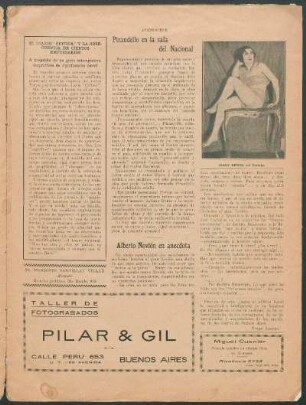 Pirandello en la sala del [teatro] Nacional
