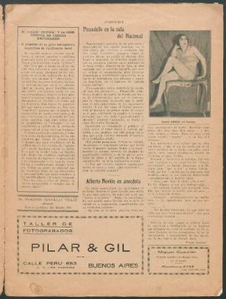Pirandello en la sala del [teatro] Nacional