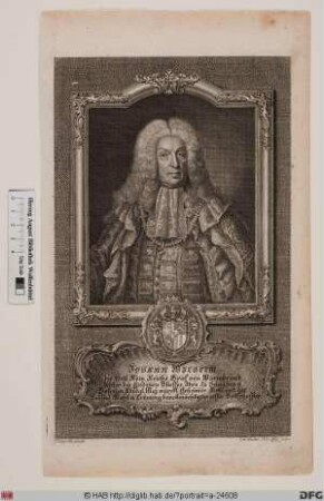 Bildnis Johann Wilhelm Wurmbrand von (-Stuppach) (1705 Reichsgraf)