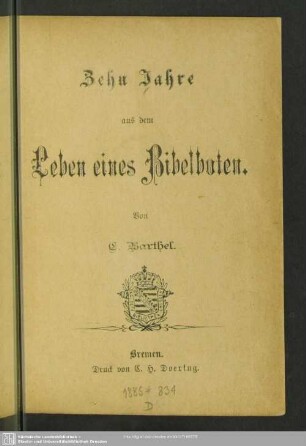 Zehn Jahre aus dem Leben eines Bibelboten