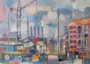 Bauarbeiten Dresden 1958