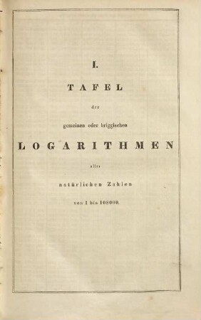 Logarithmisch-trigonometrisches Handbuch