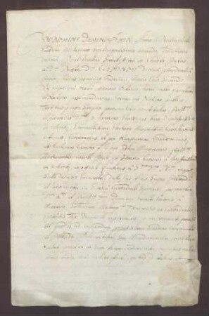 Procuratorium des Karl Philipp Greiffenclau von Vollrads für Andreas Wilhelm Heinrich.