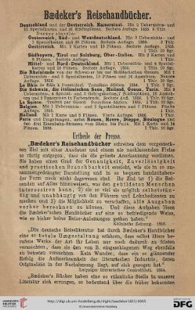 Bædeker's Reisehandbücher
