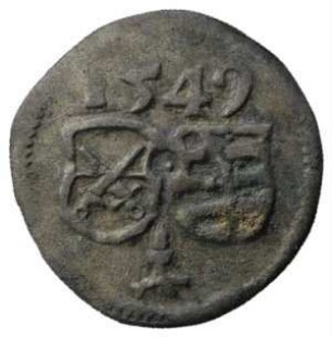 Münze, 3 Pfennig, 1549