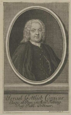 Bildnis des Israel Gottlieb Canzius