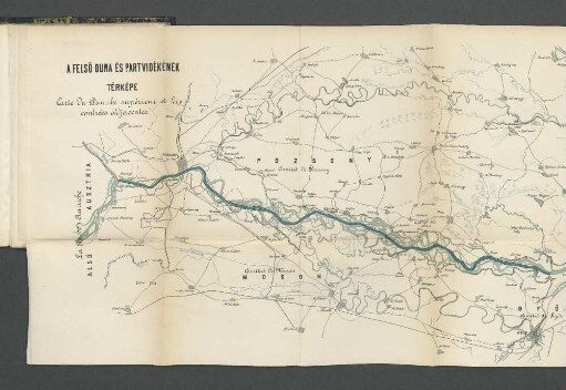 Carte du Danube supérieur et les contrées adjacentes.