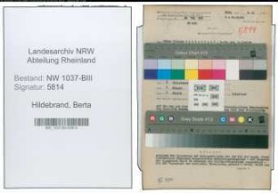 Entnazifizierung Berta Hildebrand , geb. 01.09.1883 ()