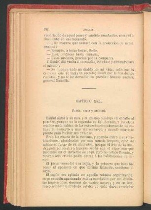 Capítulo XVII. - Patria, amor y amistad.