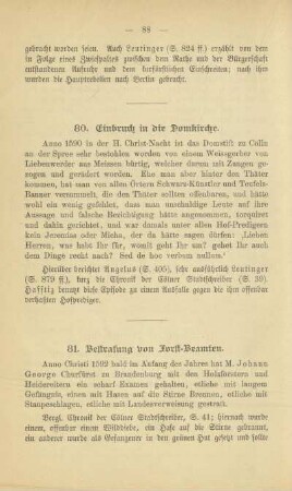 80. Einbruch in die Domkirche