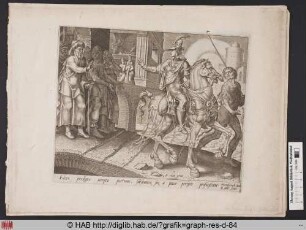 Der verlorene Sohn verlässt das Haus seines Vaters (Lk. 15,12-13).