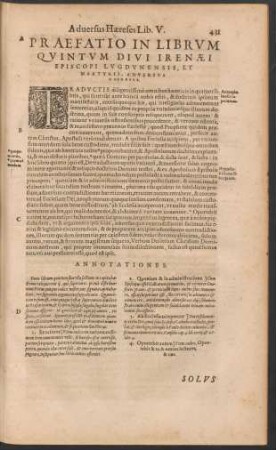 Adversus Haereses Lib. V.