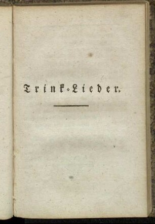 Trink-Lieder.