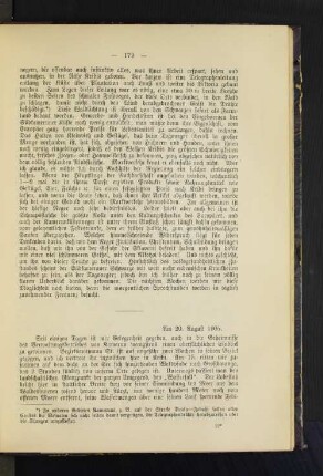 Am 20. August 1905.