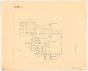 Kleines Wohnhaus: Grundriss EG 1:50