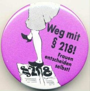Demonstration in Bonn gegen § 218