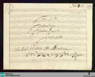 Sonatas - Mus. Hs. 851 : vl (2), vlc; D