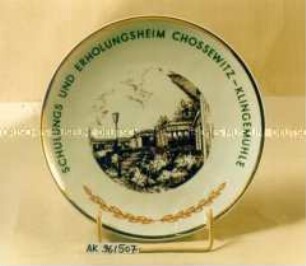 Erinnerungsteller "Schulungsheim Klingemühle"