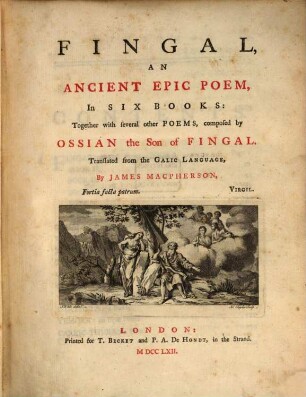 Fingal : Together with several other poems