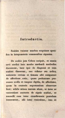 De scabie : Diss. inaug.
