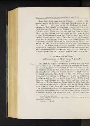 2. Die Schlacht bei Wilna.