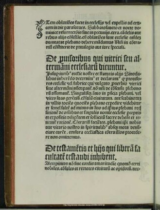 De testamentis et his qui liberam facultatem restandi inhibent. folia