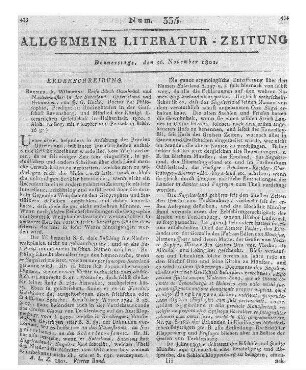 Hoche, J. G.: Reise durch Osnabrück und Niedermünster in das Saterland, Ostfriesland und Gröningen. Bremen: Wilmans 1800