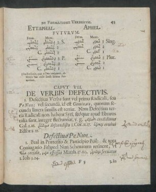 Caput VII. De Verbis Defectivis.