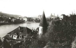 Passau, Stadtansicht : Passau. Blick vom Klosterberg gegen die Stadt