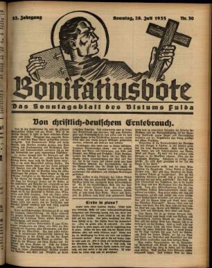 Ausgabe vom Sonntag, den 28. Juli 1935.