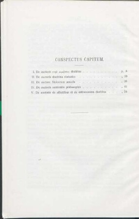 Conspectus Capitum.