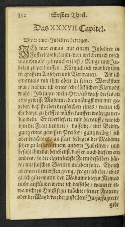 Das XXXVII. Capitel.