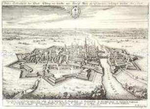 Elbing, schwedische Festung 1626 - aus Theatrum Europaeum, Bd. I