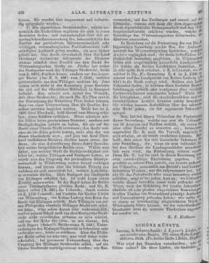 Lyser, J. P.: Lieder eines wandernden Malers. Leipzig: Schaarschmidt 1834