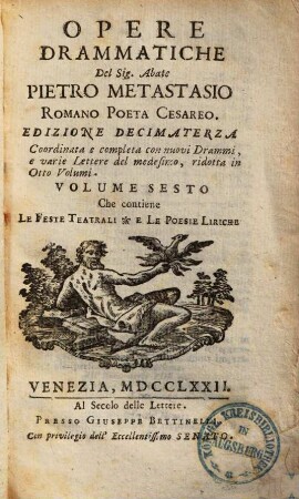 Opere drammatiche, 6