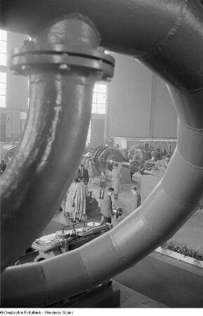 Energietechnische Exponate der Leipziger Herbstmesse 1954