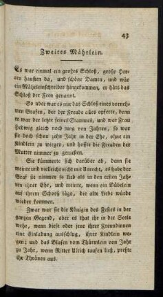 Zweites Mährlein.