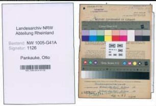 Entnazifizierung Otto Pankauke , geb. 07.08.1920 (Polsterer)