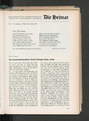 Nr. 6, 76. Jahrgang, Neumünster, Juni 1969