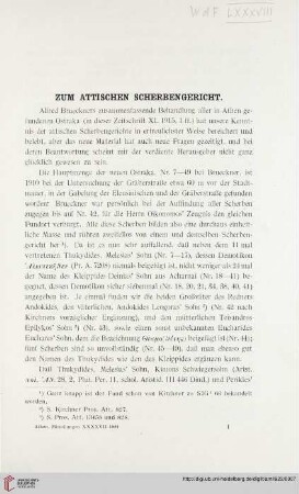 47: Zum attischen Scherbengericht