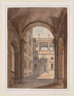Architekturzeichnung (Projekt zu einem Stadthaus)