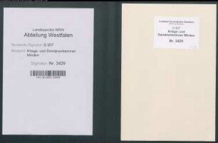 Bau und Reparatur der geistlichen Gebäude zu Rödinghausen - Band 1