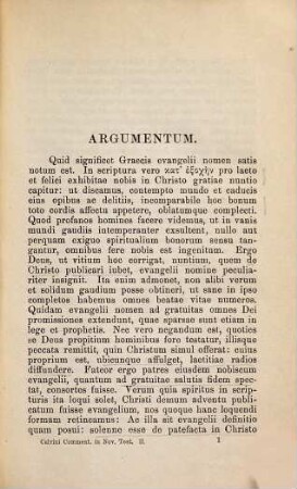 Joannis Calvini in novum testamentum commenlarii : Ex Calvini Operum collectione Brunsvigensi separatim editi. 2