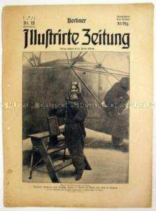Wochenzeitschrift "Berliner Illustrirte Zeitung" u.a. über die Besetzung des Rheinlandes u.a. durch französische Kolonialtruppen