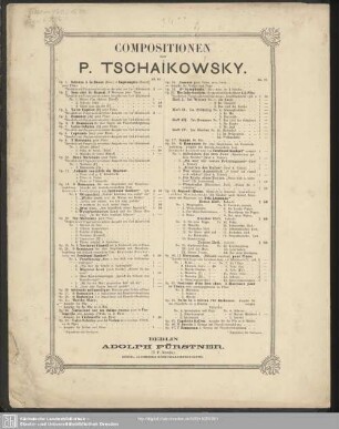 1: Versöhnung : op. 25, No. 1