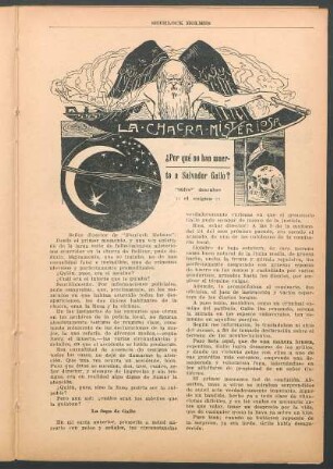 La chacra misteriosa - ¿Por qué no han muerto a Salvador Gallo? : "Sifro" descubre el enigma