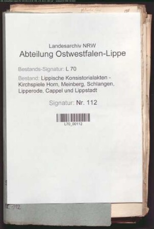 Schule zu Veldrom: Reparaturen am Schulhaus zu Veldrom, Bau eines neuen Schulhauses 1722/1723 [siehe auch Nr. 102 (1709)]